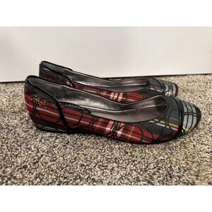 Coach Q528 Randy Women's Checkered CC Monogram Ballet Flat Size 5.5